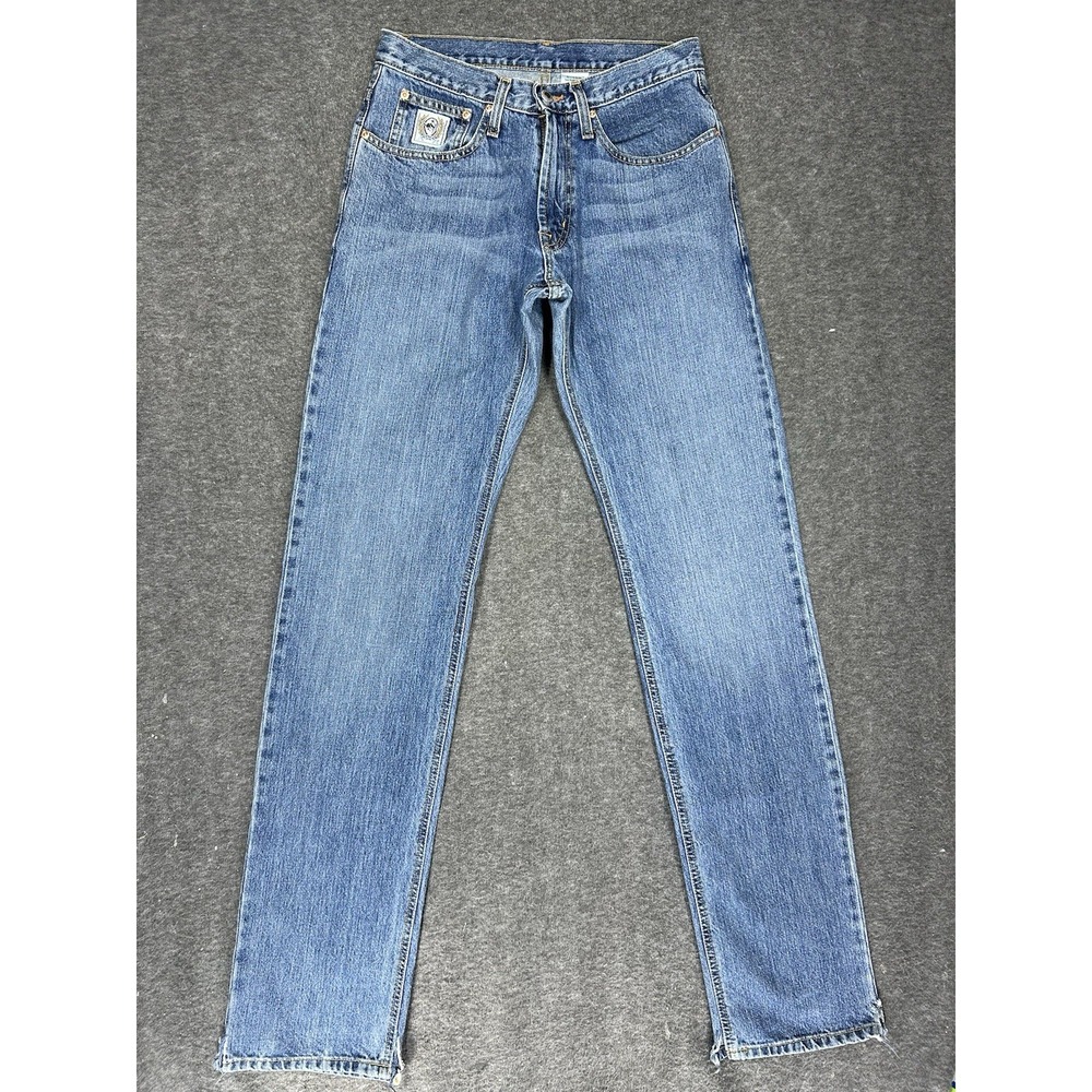 Cinch Jeans Men's 29x38 Blue White Label Mid Rise Straight Leg MB92834 003